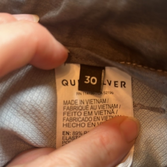 Men’s Quiksilver Amphibian Gray shorts, Sz 30, NICE!!! - Picture 7 of 7